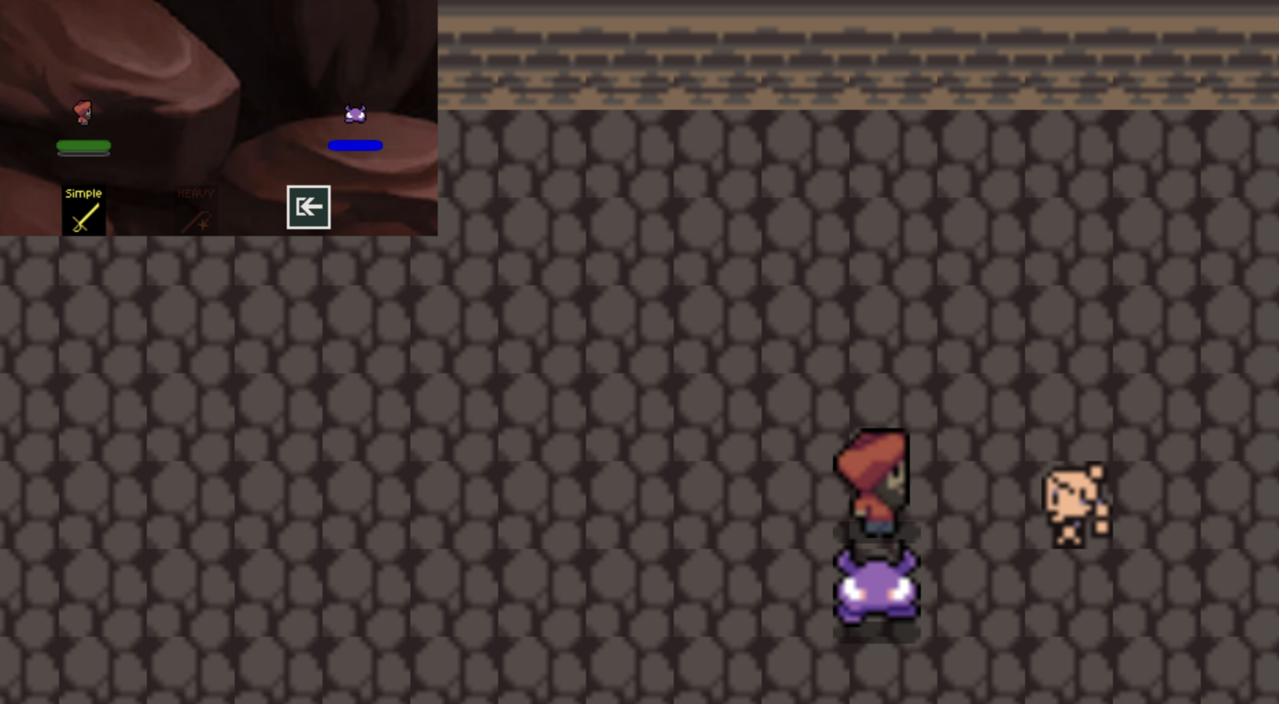 Battle Screen and Top Down Gameplay